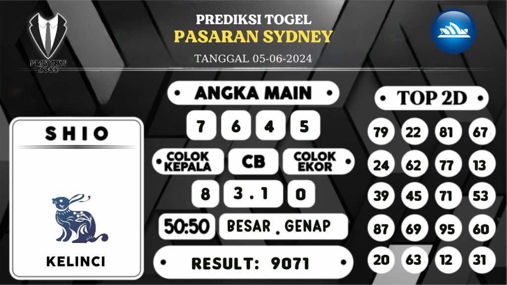 https://prediksibossjp.com/prediksi-boss-togel-sidney-rabu-05-juni-2024/