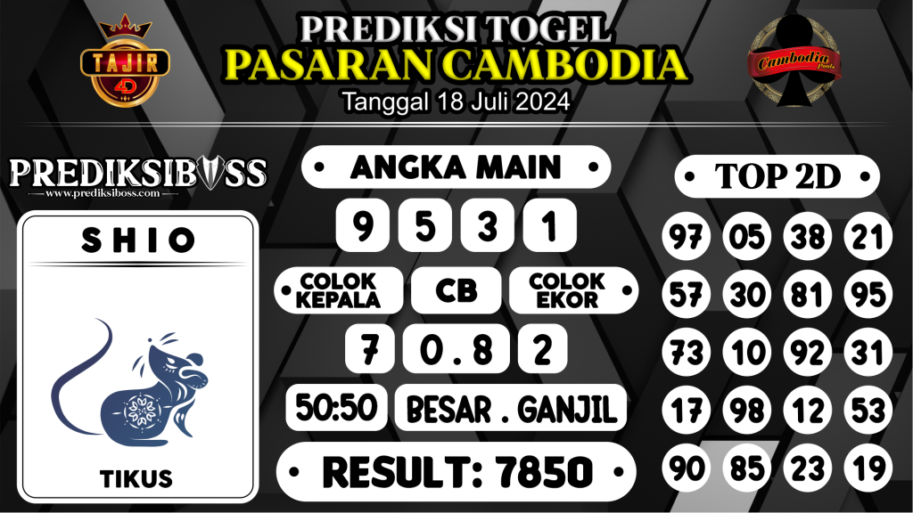 https://prediksibossjp.com/prediksi-boss-togel-cambodia-kamis-18-juli-2024/