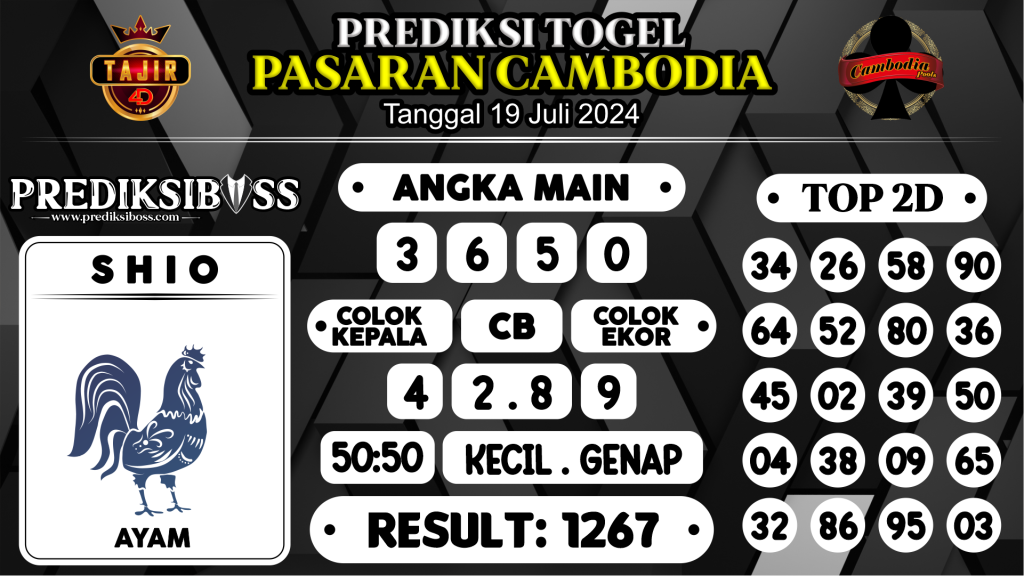 https://prediksibossjp.com/prediksi-boss-togel-cambodia-jumat-19-juli-2024/