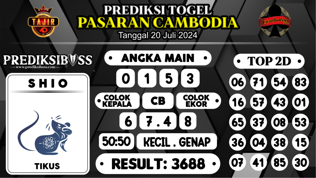 https://prediksibossjp.com/prediksi-boss-togel-cambodia-sabtu-20-juli-2024/