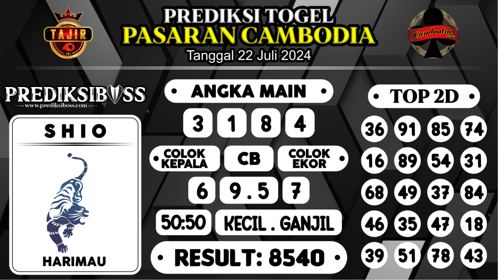 https://prediksibossjp.com/prediksi-boss-togel-cambodia-senin-22-juli-2024/