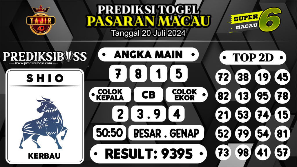 https://prediksibossjp.com/prediksi-boss-togel-macau-sabtu-20-juli-2024/