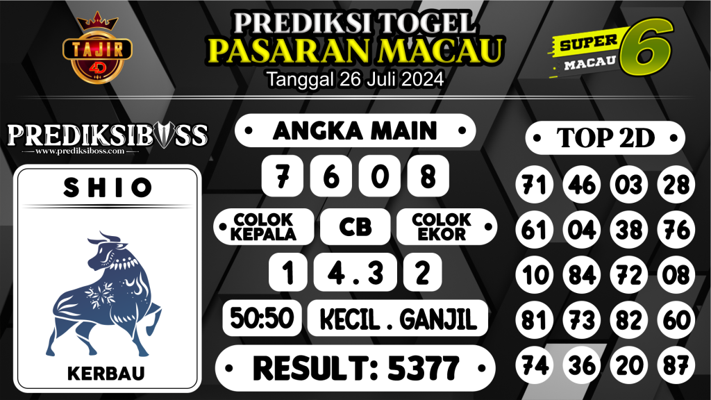 https://prediksibossjp.com/prediksi-boss-togel-macau-jumat-26-juli-2024/