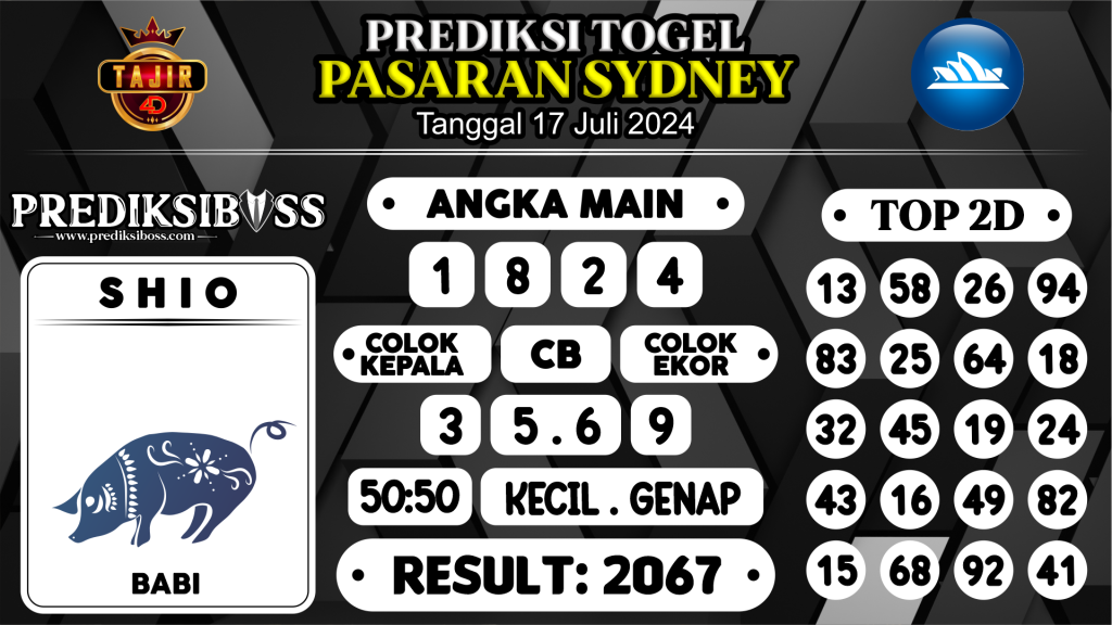 https://prediksibossjp.com/prediksi-boss-togel-sidney-rabu-17-juli-2024/