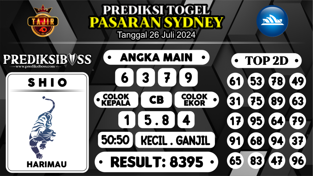 https://prediksibossjp.com/prediksi-boss-togel-sidney-jumat-26-juli-2024/