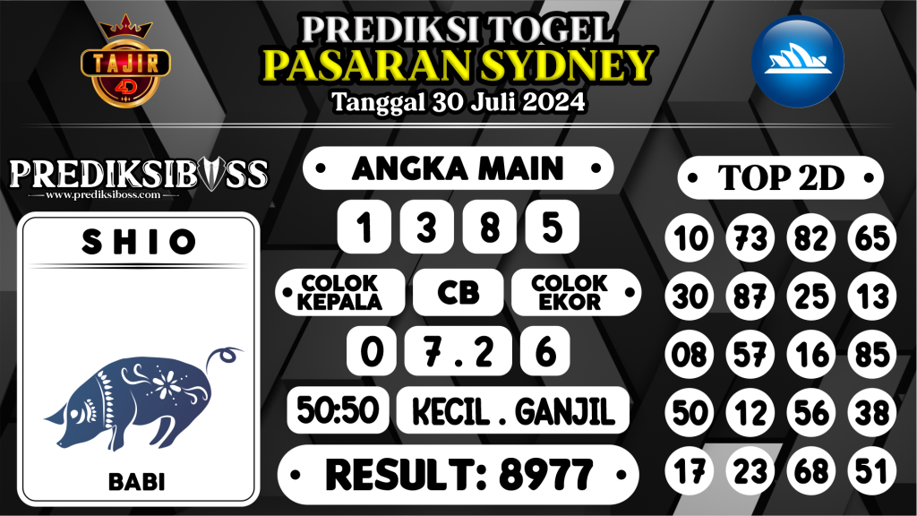 https://prediksibossjp.com/prediksi-boss-togel-sidney-selasa-30-juli-2024/