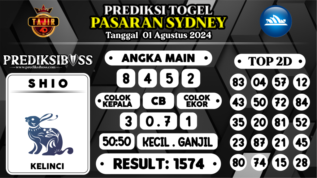 https://prediksibossjp.com/prediksi-boss-togel-sidney-kamis-01-agustus-2024/