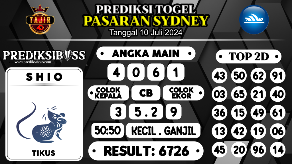 https://prediksibossjp.com/prediksi-boss-togel-sidney-rabu-10-juli-2024/