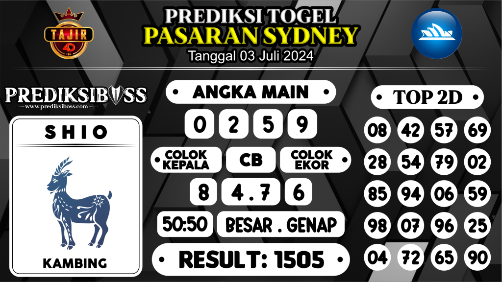 https://prediksibossjp.com/prediksi-boss-togel-sidney-rabu-03-juli-2024/