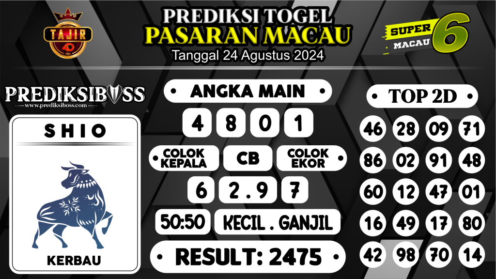 https://prediksibossjp.com/prediksi-boss-togel-macau-sabtu-24-agustus-2024/