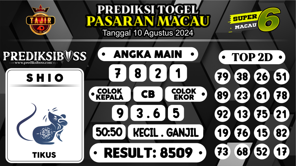 https://prediksibossjp.com/prediksi-boss-togel-macau-sabtu-10-agustus-2024/