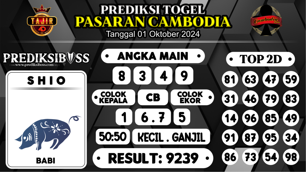 https://prediksibossjp.com/prediksi-boss-togel-cambodia-selasa-01-oktober-2024/