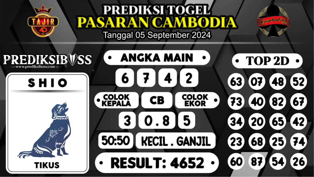 https://prediksibossjp.com/prediksi-boss-togel-cambodia-kamis-05-september-2024/