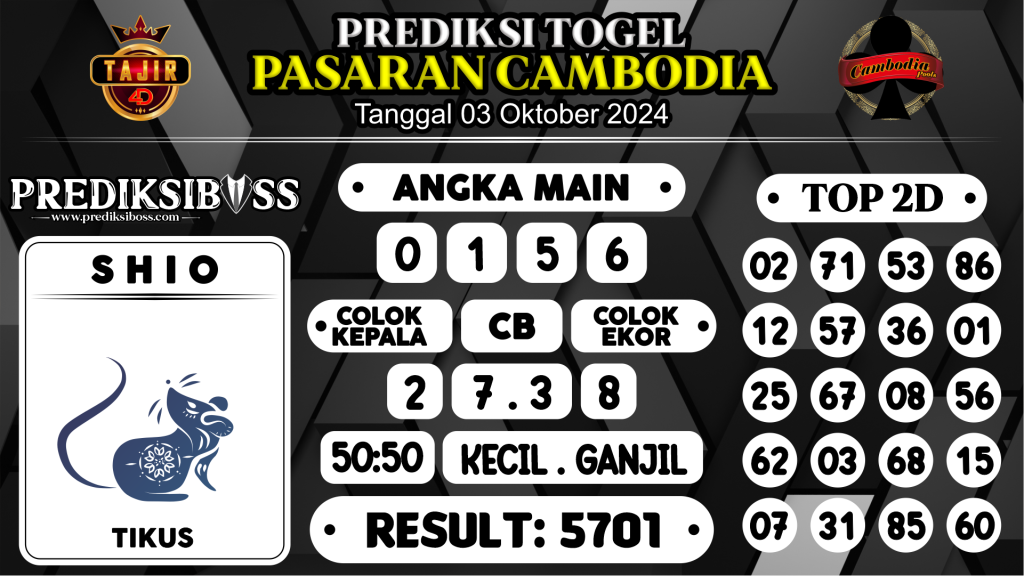 https://prediksibossjp.com/prediksi-boss-togel-cambodia-kamis-03-oktober-2024/