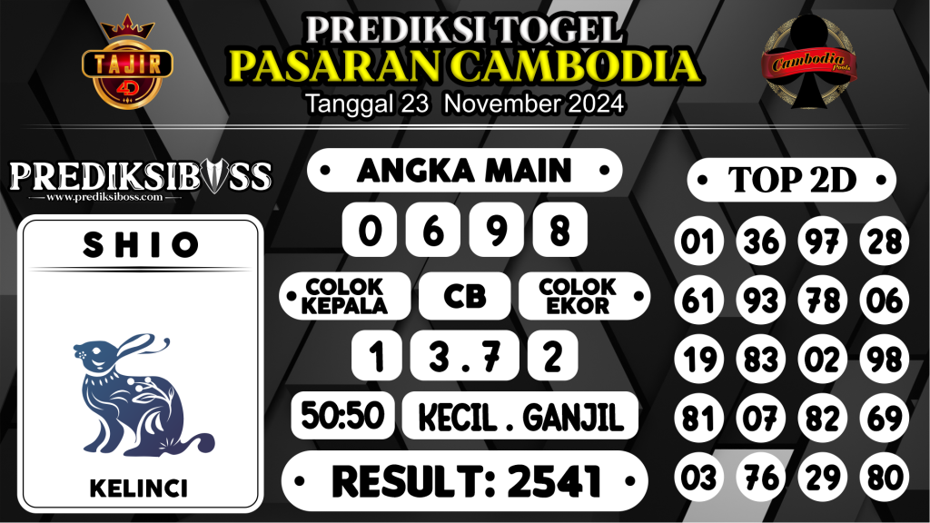 https://prediksibossjp.com/prediksi-boss-togel-cambodia-sabtu-23-november-2024/